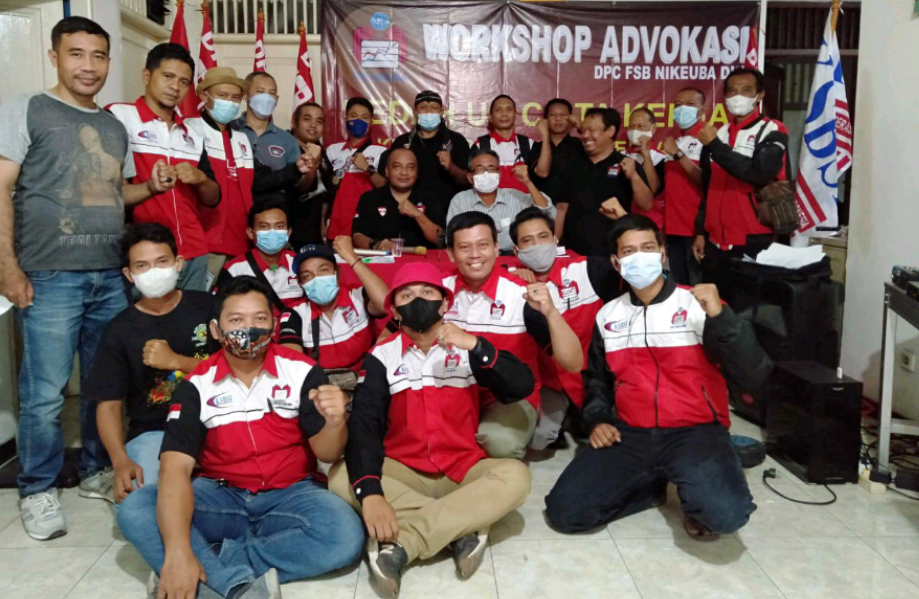  Pengurus dan Kader FSB NIKEUBA DKI Jakarta Gelar Workshop Advokasi Bedah UU Cipta Kerja