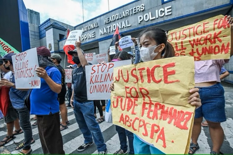 Filipina: Pengurus Serikat Pekerja Terbunuh