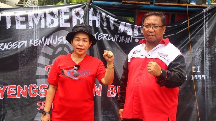 Demo Buruh KSBSI, Desak MK Berpihak Pada Buruh: Batalkan UU Ciptaker 