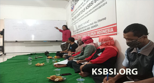  Perkuat SDM, DPC FSB GARTEKS Kabupaten Bogor Gelar Pelatihan Media Publik