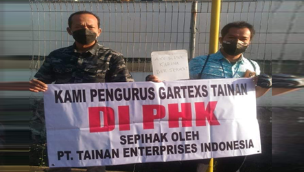  Pasca PHK Sepihak, FSB GARTEKS DKI Jakarta Tegaskan Tetap Membela Pengurusnya di PT. Tainan Enterprises Indonesia 