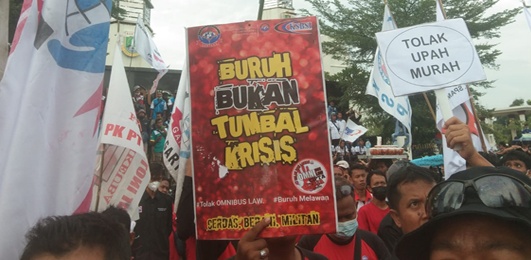 Kecewa UMK 2022, Hari Ini Buruh di Banten Aksi Demo Besar-Besaran Lagi