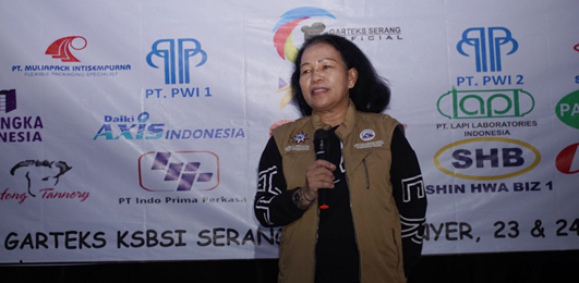   Presiden dan Sekjen KSBSI Berikan Motivasi kepada Kader Muda  di Acara Rakercab FSB GARTEKS Kabupaten Serang